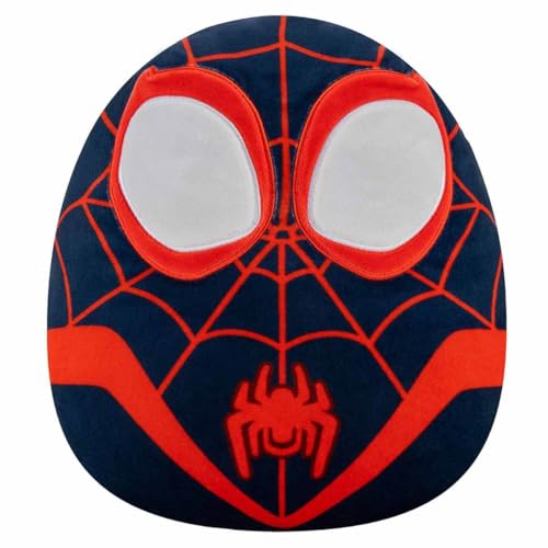 Marvel Squishmallows 10-Inch Miles Morales: Spider-Man Plush – Add Miles Morales: Spider-Man to your Squad, Ultrasoft Stuffed Animal Little Plush, Official Kelly Toy Plush SQK0462 von Squishmallows