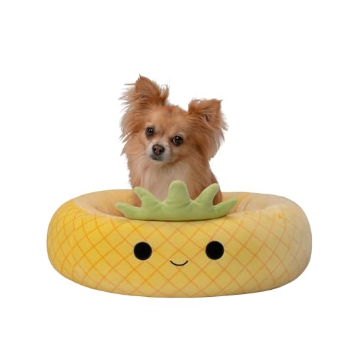 Squishmallows JPT0094 - Maui die Ananas Tierbett 50 cm, offizielles Jazwares Plüsch, superweiches Haustierbett von Squishmallows