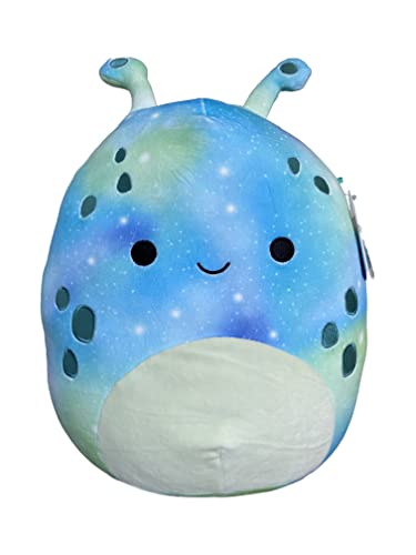 Squishmallows Offiicial Kellytoy Squishy Soft Plush Toy Animals (12 Inch, Zinx The Alien) von Squishmallows