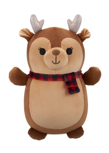 Squishmallows Offiziell lizenziertes Kellytoy Christmas Hug Mees 2024 Squad Plüsch – Sammlerstück, weiches und quetschbares Stofftierspielzeug, Geschenk für Kinder, Mädchen und Jungen, 25,4 cm (Darla von Squishmallows