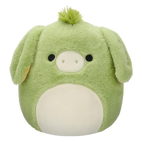 Squishmallows Offizieller Jazwares Fuzz-A-Mallows Wacholder-Esel, 30,5 cm, Grün von Squishmallows