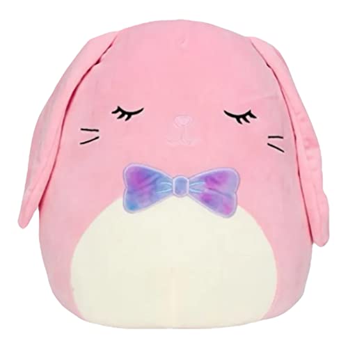 Squishmallows Offizielles Kellytoy Ostern Fr hling Squishy weiches Pl schtier (Bop The Bunny mit Fliege, 20,3 cm) von Squishmallows