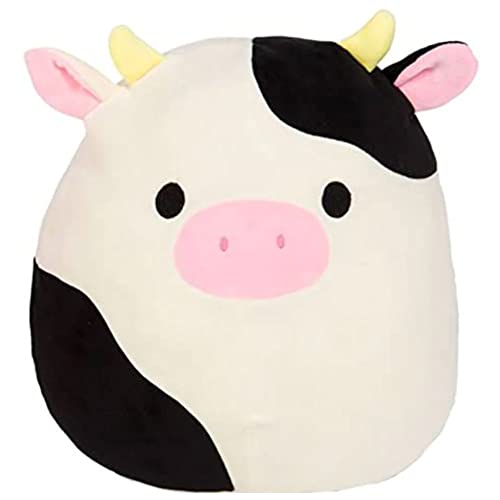 Squishmallows Offizielles Kellytoy Plush Farm Squad Squishy Soft Plush Toy Animals (30,5 cm, Connor Cow) von Squishmallows