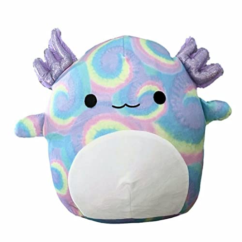 Squishmallows Offizielles Kellytoy Plush Sea Life Squad Squishy Soft Plush Toy Animals (30,5 cm, Vivie Tie Dye Axolotl) von Squishmallows