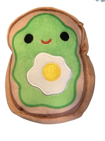 Squishmallows Oficial Kellytoy Food Plush Toys Soft Plush Animal (5 Inch, Sinclair Avacado Toast with Egg) von Squishmallows