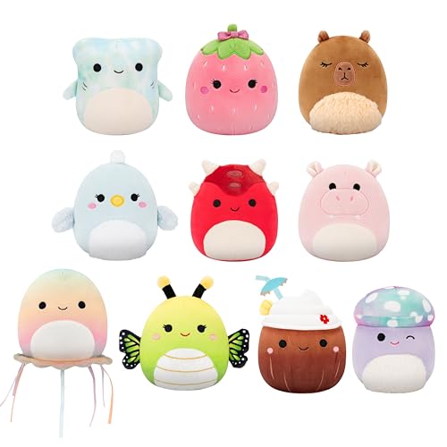 Squishmallows Original 12.7 cm 10-Pack - Official Jazwares Plush (Little) von Squishmallows