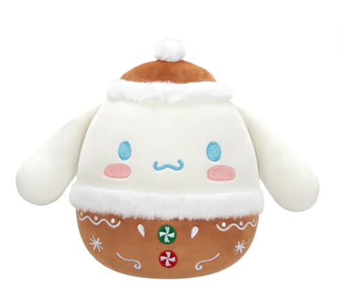 Squishmallows Original 20,3 cm Cinnamoroll – Offizieller Jazwares Weihnachts-Plüsch, weiches und quetschbares Stofftier-Spielzeug – fügen Sie es Ihrem Team hinzu – Geschenk für Kinder, Mädchen und von Squishmallows