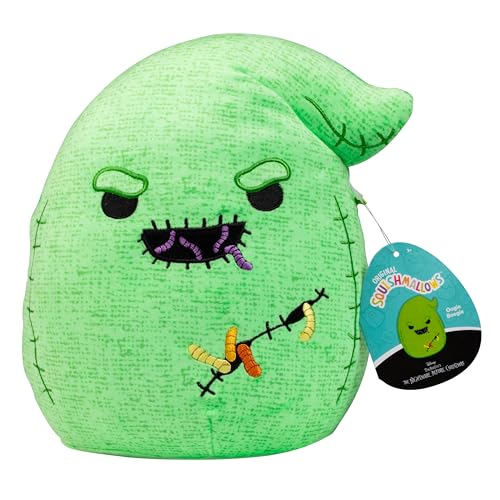 Squishmallows Original 20,3 cm Oogie Boogie mit Würmern - Nightmare Before Christmas - Offizieller Jazwares Plüsch - Sammlerstück Weiches & Squishy Stofftier Spielzeug - Geschenk für Kinder, Mädchen & von Squishmallows