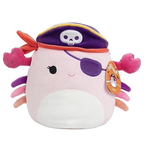 Squishmallows Original 25,4 cm Cailey die Oster-Piratenkrabbe – Offizieller Jazwares Plüsch – Sammlerstück, weiches und quetschbares Krabben-Plüschtier – fügen Sie Ihrem Trupp hinzu – Geschenk für von Squishmallows