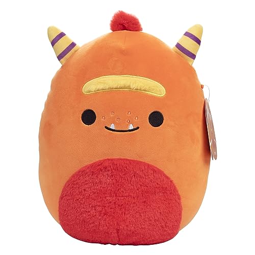 Squishmallows Original 25,4 cm Ernest The Christmas Monster – Offizieller Jazwares Plüsch – Sammlerstück, weiches & Squishy Monster Stofftier Spielzeug – Add to Your Squad – Geschenk für Kinder, von Squishmallows