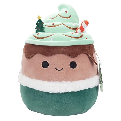 Squishmallows Original Ernesto The Espresso Mint Latte – Offizieller Jazwares Plüsch – Sammlerstück, weiches & quetschbares Stofftierspielzeug – fügen Sie Ihrem Team hinzu – Geschenk für Kinder, von Squishmallows