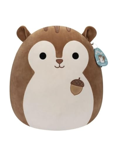 Squishmallows Original 27,9 cm Sawyer The Squirrel - Offizieller Jazwares Plüsch - Sammlerstück Weiches & Squishy Stofftier Spielzeug - Add to Your Squad - Geschenk für Kinder, Mädchen & Jungen von Squishmallows