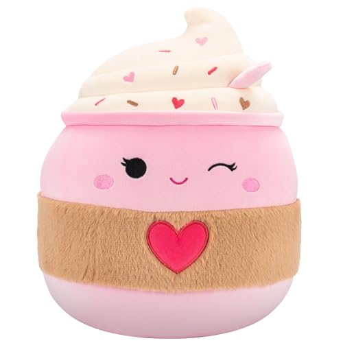 Squishmallows Original 35,6 cm Jenny The Pink Latte - Offizieller Jazwares Plüsch (groß) von Squishmallows