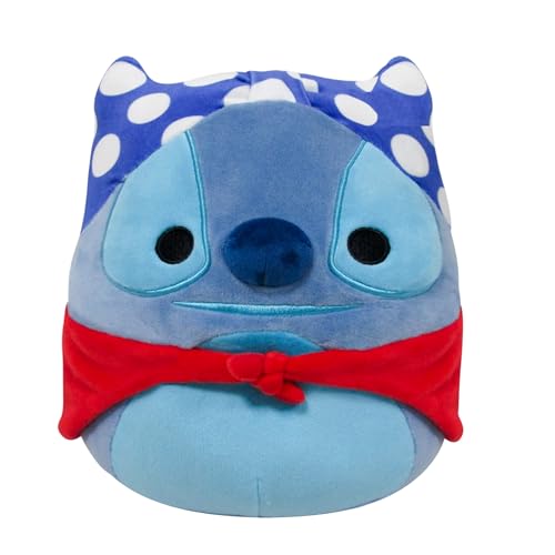 Squishmallows Original Disney Heroic Stitch Plüsch, 20,3 cm, Little Ultrasoft Official Plush von Squishmallows