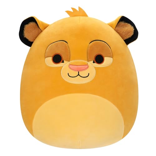 Squishmallows Original Disney Simba Plüsch, 35,6 cm, groß, ultraweich, offizielles Jazwares-Plüsch von Squishmallows