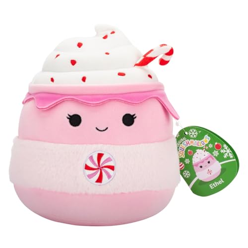 Squishmallows Original Ethel der Pinke heiße Kakao 19 cm - Ultraweiches offizielles Jazwares Plüsch Squishmallows Original Ethel der Pinke heiße Kakao 19 cm - Ultraweiches offizielles Jazwares Plüsch von Squishmallows