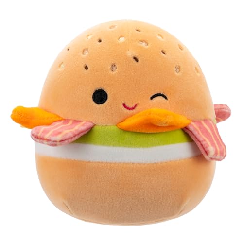 Squishmallows Original Geronimo Frühstücksbagel, 12,7 cm, offizielles Jazwares-Plüschtier von Squishmallows