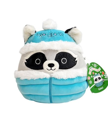 Squishmallows Original Jazwares 2024 Plüsch-Plüschtier-Spielzeug, 2024, offizielles Produkt, Geschenk für Kinder, Mädchen und Jungen (Galci der Waschbär) von Squishmallows