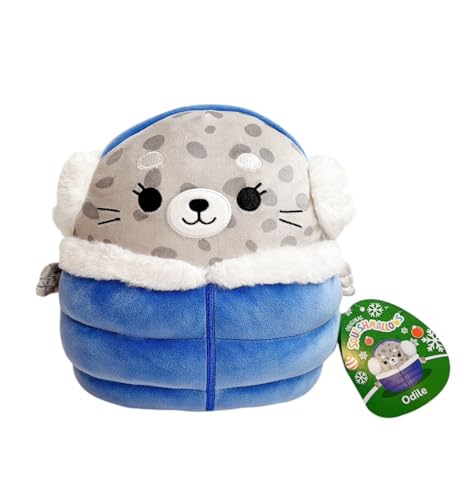 Squishmallows Original Jazwares 2024 Plüsch-Plüschtier-Spielzeug, 2024, offizielles Produkt, Geschenk für Kinder, Mädchen und Jungen (Odile The Seal) von Squishmallows