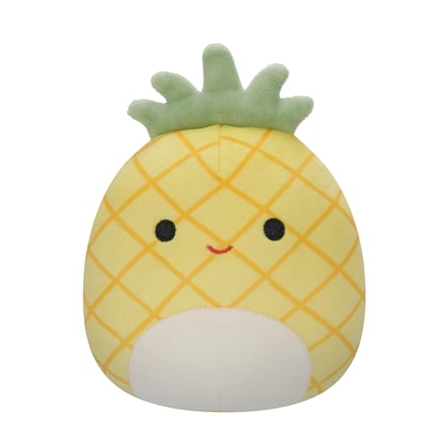 Squishmallows Original Jazwares Plüschtier Maui gelbe Ananas mit weißem Bauch, 12,7 cm Squishmallows Original Jazwares Plüschtier Maui gelbe Ananas mit weißem Bauch, 12,7 cm von Squishmallows
