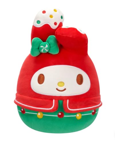 Squishmallows Original My Melody - Offizieller Jazwares Weihnachts-Plüsch, Sammlerstück, weiches und quetschbares Stofftier-Spielzeug – fügen Sie Ihrem Trupp hinzu – Geschenk für Kinder, Mädchen und von Squishmallows