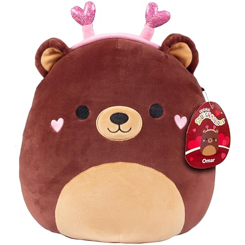 Squishmallows 25,4 cm Omar der Bär Plüsch – Offizielle Jazwares – weiches, kuscheliges Stofftier zum Sammeln für Jungen, Mädchen, Kinder und Erwachsene – niedliches Teddybär-Spielzeug zum Schlafen Squishmallows 25,4 cm Omar der Bär Plüsch – Offizielle Jazwares – weiches, kuscheliges Stofftier zum Sammeln für Jungen, Mädchen, Kinder und Erwachsene – niedliches Teddybär-Spielzeug zum Schlafen von Squishmallows