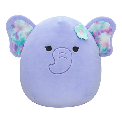 Squishmallows SQCR05378 - Anjali der lila Elefant 19 cm, offizielles Jazwares Plüsch, superweiches Kuscheltier von Squishmallows