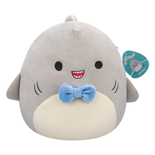 Squishmallows Original Peluche de 19 cm- Gordon le Requin Gris von Squishmallows