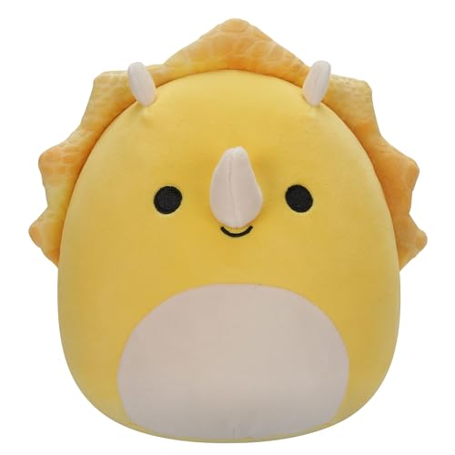 Squishmallows Original Peluche de 19 cm- Lancaster le Tricératops Jaune von Squishmallows