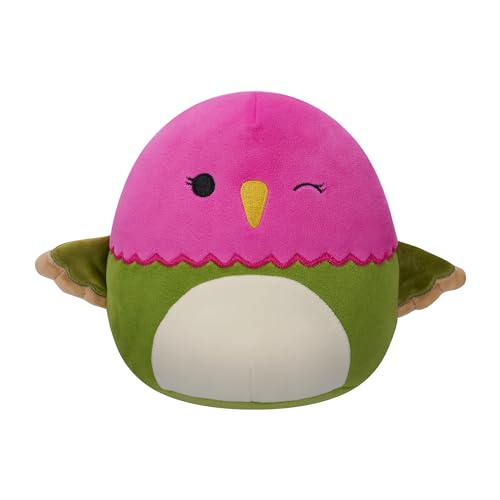 Squishmallows Original Peluche de 19 cm- Na'Ima le Colibri Rose et Vert von Squishmallows