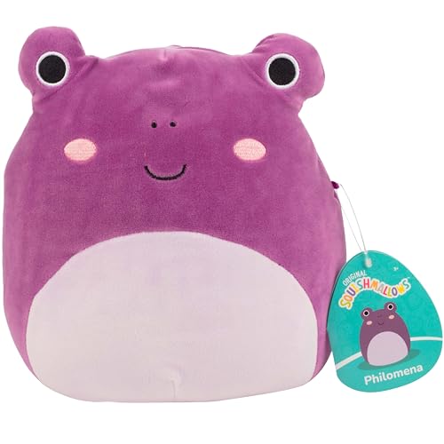 Squishmallows Original Philomena The Purple Frog – Offizieller Jazwares Plüsch – weiches und quetschbares Frosch-Plüschtier zum Sammeln – fügen Sie Ihrem Team hinzu – Geschenk für Kinder, Mädchen und von Squishmallows