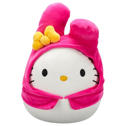 Squishmallows Original Sanrio Hello Kitty in My Melody Hoodie - Offizieller Jazwares Plüsch, Größe L, 35,6 cm von Squishmallows