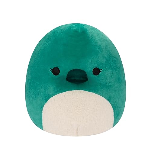 Squishmallows Original Selassi Schnabeltier mit flauschigem weißem Bauch, 35,6 cm, ultraweich, offizielles Jazwares-Plüschtier, Grün von Squishmallows