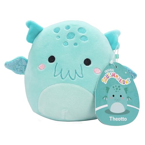 Squishmallows Original Theotto The Cthulhu – Offizieller Jazwares Stocking Stuffer Plüsch – Sammlerstück, weiches und quetschbares Mini-Stofftier-Spielzeug – fügen Sie Ihrem Team hinzu – Geschenk für von Squishmallows