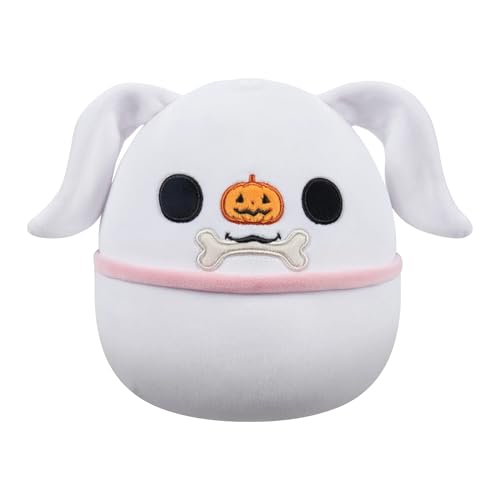 Squishmallows Original Zero The Dog with Bone - Nightmare Before Christmas - Official Jazwares Plush - Collectible Soft & Squishy Stuffed Animal Toy - Gift for Kids, Girls & Boys von Squishmallows