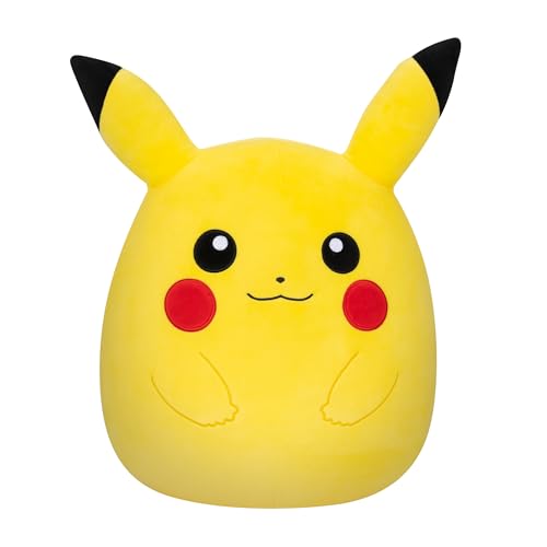 Squishmallows Pokémon x SQPK00003 - Pikachu 35 cm, offizielles Pokémon, superweich von Squishmallows