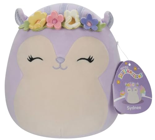 Squishmallows Plüsch Sydnee das Eichhörnchen 19 cm – Offizieller Jazwares Ultra Soft Osterplüsch 2025 von Squishmallows