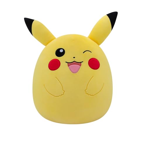 Squishmallows Pokémon x SQPK00042 - Pikachu 35 cm, offizielles Pokémon, superweich von Squishmallows