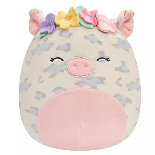 Squishmallows Rare 8-Inch Rosie The Pig with Flower Crown/Headband Plush - Add Rosie to Your Squad, Ultrasoft Stuffed Animal Large Plush Toy, Official Kellytoy Plush (doxl) von Squishmallows