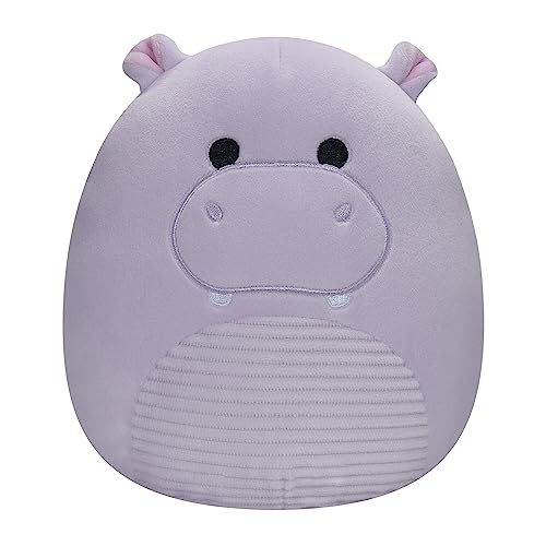 Squishmallows SQCR02376 - Hanna das lila Nilpferd 19 cm, offizielles Kelly Toys Plüsch, superweiches Kuscheltier von Squishmallows