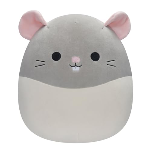 Squishmallows SQCR02403 - Rusty die Ratte 30 cm, offizielles Kelly Toys Plüsch, superweiches Kuscheltier von Squishmallows