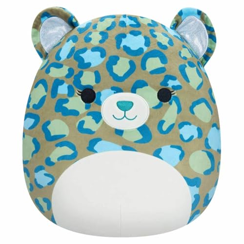 Squishmallows SQCR04131 - Enos der Leopard 30 cm, offizielles Kelly Toys Plüsch, superweiches Kuscheltier von Squishmallows