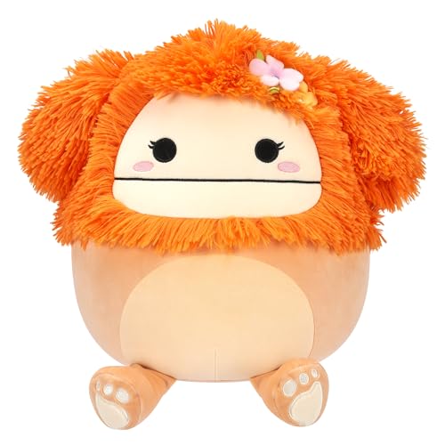 Squishmallows SQCR05428 - Shasta der Bigfoot mit Blume 30 cm, offizielles Jazwares Plüsch, superweiches Kuscheltier von Squishmallows