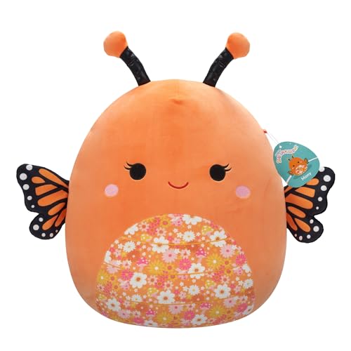 Squishmallows SQCR05473 - Mony der Monarchfalter 40 cm, offizielles Jazwares Plüsch, superweiches Kuscheltier von Squishmallows