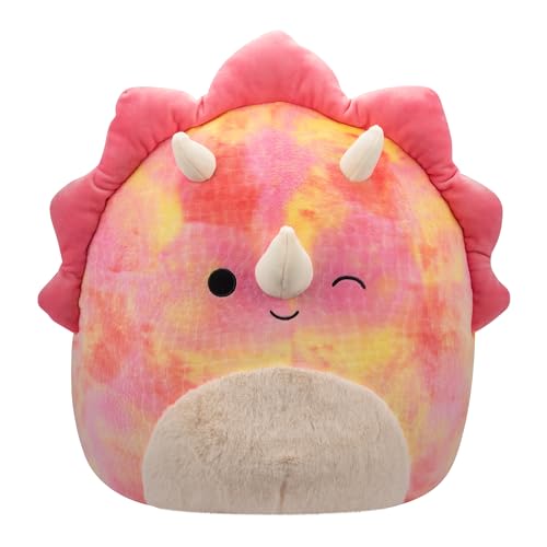 Squishmallows SQCR05478 - Trinity der rosa Triceratops 40 cm, offizielles Jazwares Plüsch, superweiches Kuscheltier von Squishmallows