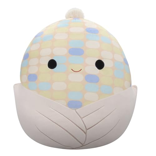 Squishmallows SQCR06529 - Louise der Bunte Mais 40 cm, offizielles Kelly Toys Plüsch, superweiches Kuscheltier von Squishmallows