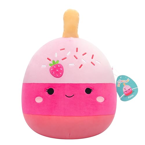 Squishmallows SQCR06573 - Pama der Erdbeer-Cakepop 30 cm, offizielles Jazwares Plüsch, superweiches Kuscheltier von Squishmallows