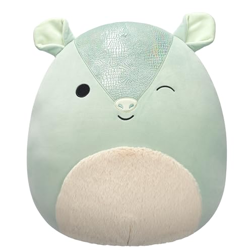 Squishmallows SQCR06649 - Arilla das Gürteltier 40 cm, offizielles Kelly Toys Plüsch, superweiches Kuscheltier von Squishmallows