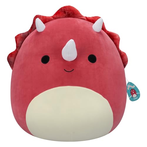 Squishmallows SQCR06659 - Tristan der Triceratops 50 cm, offizielles Jazwares Plüsch, superweiches Kuscheltier von Squishmallows