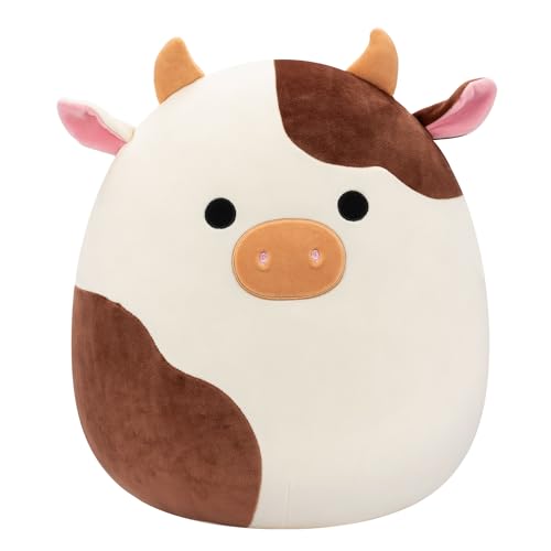 Squishmallows SQCR07700 - Ronnie die Kuh 40 cm, offizielles Jazwares Plüsch, superweiches Kuscheltier von Squishmallows